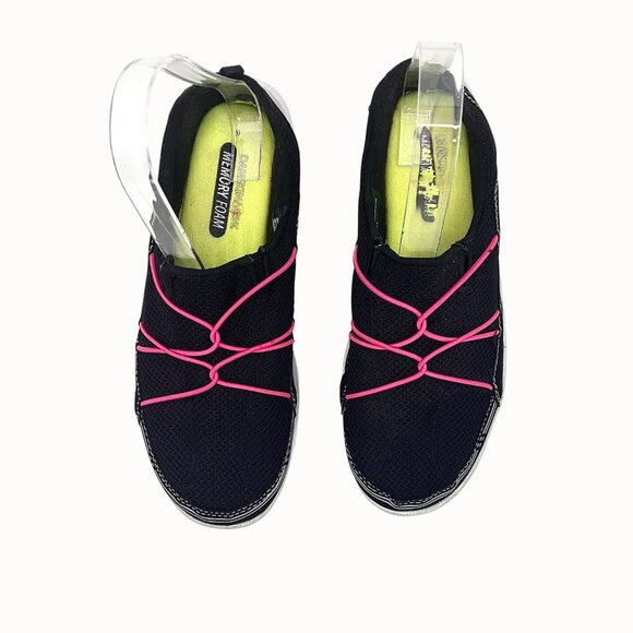 Danskin Now Women's Black Mesh Memory Foam Slip-On Shoes Size 9 - Picture 3 of 8